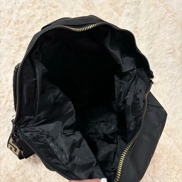 Versace Parfums | black and gold backpack tote bag main image 4
